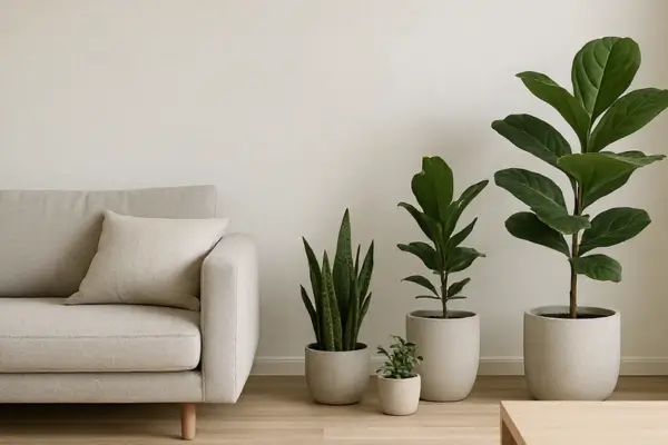 Desvendando o Minimalismo Sensorial – Criando sua Casa com Design Intencional e Plantas Purificadoras